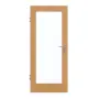 Frontansicht von GARANT Zimmertür Eiche Premium GCK08 mit Lichtausschnitt LA-3