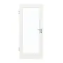 Frontansicht von GARANT Zimmertür Weißlack 9016 GHK08 mit Lichtausschnitt LA-3