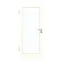 Frontansicht von GARANT Zimmertür W1000ST3 Premium Weiß GHK08 mit Lichtausschnitt LA-3