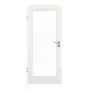 Frontansicht von GARANT Zimmertür Weiß Struktur Premium CPL mit Lichtausschnitt LA-3