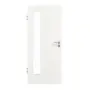 Frontansicht von GARANT Zimmertür Authentic Bianco CPL mit Lichtausschnitt LA-4 bandseitig