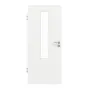 Frontansicht von GARANT Zimmertür D354-60 Designer White Resopal mit Lichtausschnitt LA-5 mittig