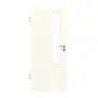 Frontansicht von GARANT Zimmertür 0105-60 Pearl White CPL mit Lichtausschnitt LA-5 schlossseitig