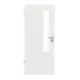 Frontansicht von GARANT Zimmertür Matt Weißlack 9016 G-TEC mit Lichtausschnitt LA-5 schlossseitig