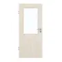 Frontansicht von GARANT Zimmertür Authentic Perl GCK08 mit Lichtausschnitt LA-6