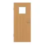 Frontansicht von GARANT Zimmertür Eiche Premium CPL mit Lichtausschnitt LA-8
