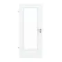 Frontansicht von CLASSEN Innentür Weiß Struktur CPL 4.3 mit Lichtausschnitt 