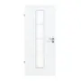 Frontansicht von CLASSEN Innentür Weiß Struktur CPL 4.6 mit Lichtausschnitt 