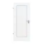 Frontansicht von CLASSEN Innentür Weiß Struktur CPL 4.7 mit Lichtausschnitt 
