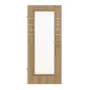 Frontansicht von CLASSEN Innentür 4.9 Hickory Eiche CPL mit Lichtausschnitt