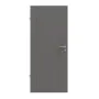 Frontansicht von HÖRMANN Innentür Groove 16 Staubgrau RAL 7037 Lack DesignLine