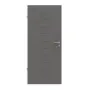 Frontansicht von HÖRMANN Innentür Groove 19 Staubgrau RAL 7037 Lack DesignLine
