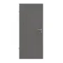 Frontansicht von HÖRMANN Innentür Groove 39 Staubgrau RAL 7037 Lack DesignLine