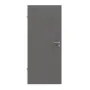 Frontansicht von HÖRMANN Innentür Groove 44 Staubgrau RAL 7037 Lack DesignLine
