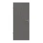 Frontansicht von HÖRMANN Innentür Groove 51 Staubgrau RAL 7037 Lack DesignLine