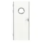 Frontansicht von CLASSEN Innentür-Set Guard M1 Weiß CPL inkl. Bullauge und verstellbarer Stahlzarge