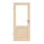 Frontansicht von Typ 6002-LA Fichte Massivholz Innentür - Radex