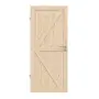 Frontansicht von Loft II Fichte Massivholz Innentür - Radex