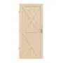 Frontansicht von Loft XX Fichte Massivholz Innentür - Radex