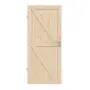 Frontansicht von Loft ZZ Fichte Massivholz Innentür - Radex
