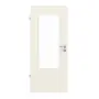 Frontansicht von GARANT Zimmertür Milano Weißlack mit Lichtausschnitt ML2/1