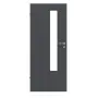 Frontansicht von CLASSEN Innentür Natura HK/HB M5 Graphit RAL 7024 CPL 