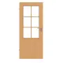 Frontansicht von CLASSEN Innentür Natura LA 2/3 Buche Primo mit Lichausschnitt