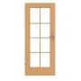 Frontansicht von CLASSEN Innentür Natura LA 3/3 Buche Primo mit Lichausschnitt