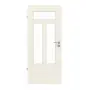 Frontansicht von GARANT Zimmertür Parma Weißlack mit Lichtausschnitt PFL1/3