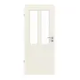 Frontansicht von GARANT Zimmertür Parma Weißlack mit Lichtausschnitt PFL4/2