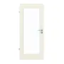 Frontansicht von GARANT Zimmertür Riva RI1 Weißlack mit Lichtausschnitt LA-2
