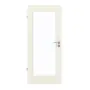 Frontansicht von GARANT Zimmertür Riva RI8 Weißlack mit Lichtausschnitt LA-2