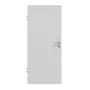 Frontansicht von JELD-WEN Innentür Shape 1F Nickelgrau ähnlich RAL 7047 ExpertLack