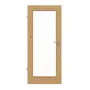 Frontansicht von Innentür TE-14 Eiche astig Massivholz