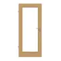 Frontansicht von Innentür TE-14 Eiche astarm Massivholz