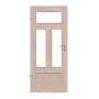 Frontansicht von Innentür TE-49 Fichte astig Massivholz