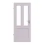Frontansicht von Innentür TE-64 Fichte astarm weiß pigmentiert Massivholz