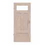 Frontansicht von Innentür TE-72 Fichte astig Massivholz
