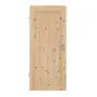 Frontansicht von Innentür TM-1 Kiefer astig Massivholz