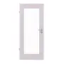 Frontansicht von Innentür TM-12 Fichte astarm weiß pigmentiert Massivholz