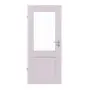 Frontansicht von Innentür TM-16 Fichte astarm weiß pigmentiert Massivholz
