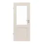 Frontansicht von Innentür TM-16 Fichte astig weiß pigmentiert Massivholz