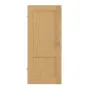 Frontansicht von Innentür TM-2 Eiche astarm Massivholz