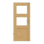 Frontansicht von Innentür TM-32 Eiche astarm Massivholz