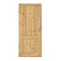 Frontansicht von Typ 02-02-B Kiefer Massivholz Innentür - Kilsgaard