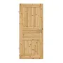 Frontansicht von Typ 02-03 Kiefer Massivholz Innentür - Kilsgaard