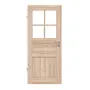 Frontansicht von Typ 02-03-SP 4 Fichte Massivholz Innentür - Kilsgaard