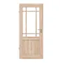 Frontansicht von Typ 02-SF 9 Fichte Massivholz Innentür - Kilsgaard