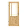 Frontansicht von Typ 02-SF 9 Kiefer Massivholz Innentür - Kilsgaard
