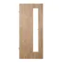 Frontansicht von Typ 43-LA S-05 Raucheiche Lamikor Innentür - Kilsgaard